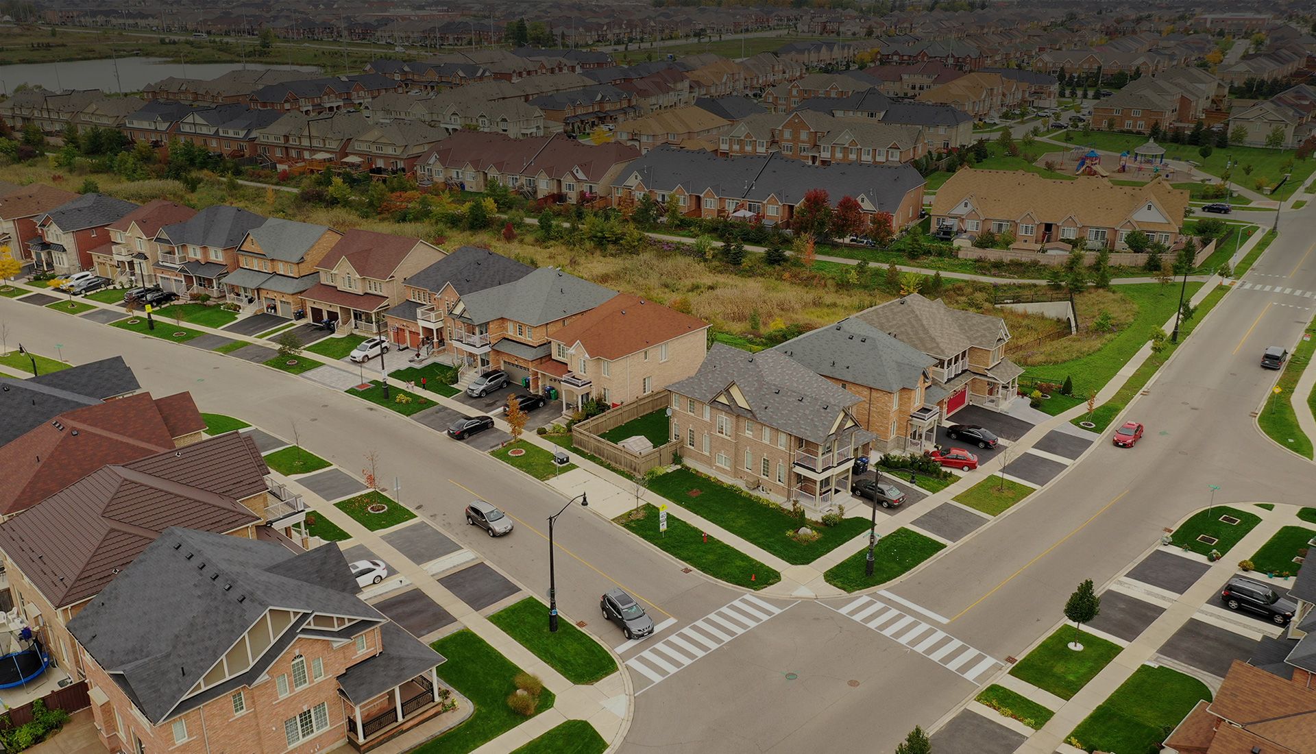 Beautiful residential neighborhoods in Brampton